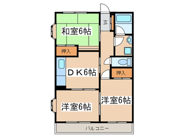 メゾン渋谷の物件間取画像